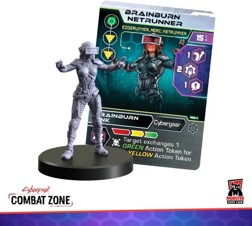 Miniatura 3 de Monster Fight Club Cyberpunk Red Combat Zone Miniatures: Edgerunners 2 Starter Gang