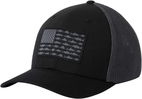 Miniatura 108 de Columbia - Gorra de malla con bandera con árboles unisex para adultos, corona alta