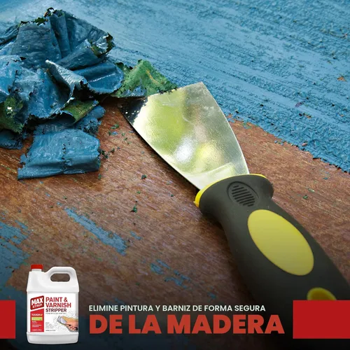 Miniatura 4 de Max Strip Decapante de Pintura y Barniz 32oz - Decapante de Pintura para Múltiples Capas de Pintura Acrílica, Látex, Óleo y a Base de Agua