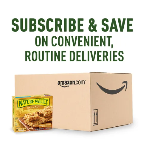 Miniatura 7 de Nature Valley Barras de granola crujiente, almendra tostada, 1.49 onzas, 6 unidades, 12 barras (paquete de 12)