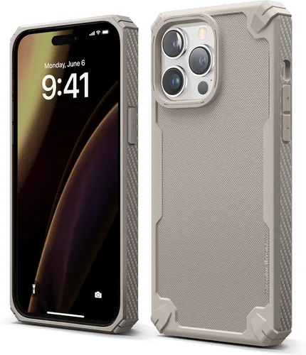 Miniatura 10 de Elago Armor - Funda para iPhone 14 Pro Max de 6.7 pulgadas, protección contra caídas de grado militar, textura de fibra de carbono resistente, Negro