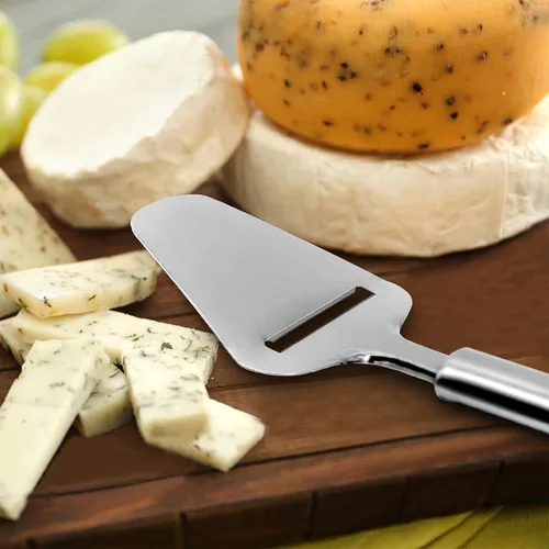 Miniatura 5 de TOPULORS Cortador de queso de acero inoxidable, cortador de queso resistente para queso semisuave, semiduro y bloque de queso
