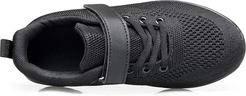 Miniatura 5 de Anlarach - Zapatos deportivos de talla infantil, tenis de correr con cámara de aire para niños y niñas pequeños y grandes