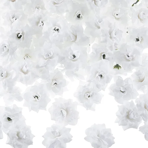Miniatura 8 de Syhood 100 Piezas Cabezas de Rosas Artificiales Rojas de 1.77" a Granel Pequeños Capullos de Rosa Falsa de Seda para Decoración, Manualidades DIY
