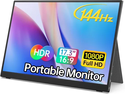 Miniatura 14 de MNN Monitor portátil de 14 pulgadas FHD 1920 * 1200P USB C HDMI Ultradelgado IPS para viajes con altavoces, HDR Plug&Play, monitor externo