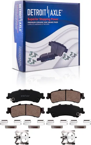 Miniatura 122 de Detroit Axle - Pastillas de Freno para Nissan Altima Sentra 350Z Juke INFINITI G35, Pastillas de Freno Cerámica Delanteras y Traseras Reemplazo