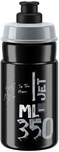 Elite Jet - Botella de agua para ciclismo, de alto flujo, biodegradable, sin BPA, varios tamaños (11.8 fl oz, 18.6 fl oz, 25.4 fl oz, 32.1 fl oz) y