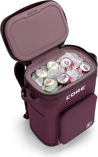 Miniatura 20 de CORE - Bolsa de enfriador suave a prueba de fugas magnética con cremallera impermeable Bolsa aislada enfriador portátil Mejor enfriador suave
