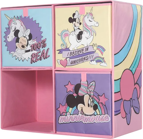 Miniatura 5 de Baby Shark - Cubby plegable de almacenamiento suave con 3 cubos plegables