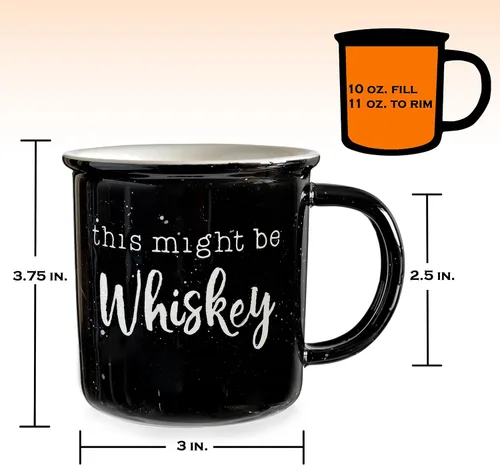 Miniatura 2 de MAINEVENT Esta podría ser la taza de whisky de 11 onzas, taza de café divertida novedosa, taza de café hilarante, taza de mejor amigo, taza