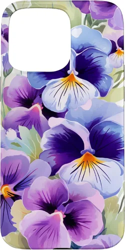 Miniatura 31 de Pansy Flower Pattern Floral Case for iPhone 17