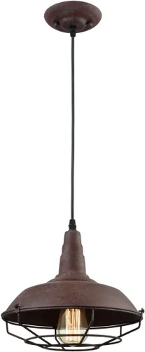 Miniatura 8 de DAYCENT Lámpara Colgante Estilo Granero Iluminación Colgante Enjaulada de Granja Lámpara Colgante de Alambre Metálico Industrial Accesorios