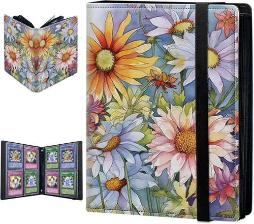 Miniatura 12 de Carpeta para tarjetas intercambiables, 4 bolsillos para tarjetas intercambiables, 160 bolsillos de doble cara, funda para tarjetas de tamaño Mujeres