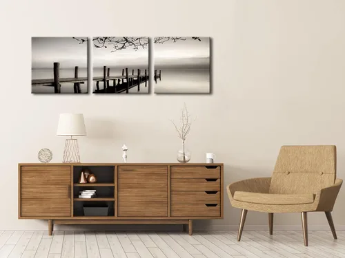 Miniatura 2 de Ilustraciones de arte moderno para pared de Wieco Art, lienzo decorativo para pared horizontal y enmarcado, obra de arte para el hogar y la oficina