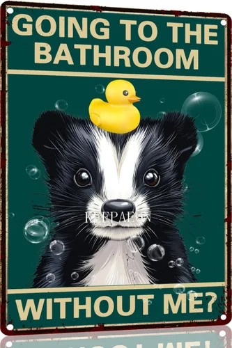 Miniatura 27 de Skunk Bathroom Wall Decor Signs Metal Aluminum Sign Remember to Wipe Bathroom Decor Weird Stuff 12x8 Inches Decor Funny Poster Funny Bathroom 8294