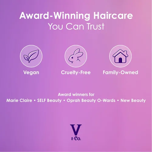 Miniatura 8 de V&Co. Beauty Wave Babe Acondicionador para cabello ondulado – Cuidado capilar hidratante sin sulfatos ni parabenos con proteína de arroz y péptidos