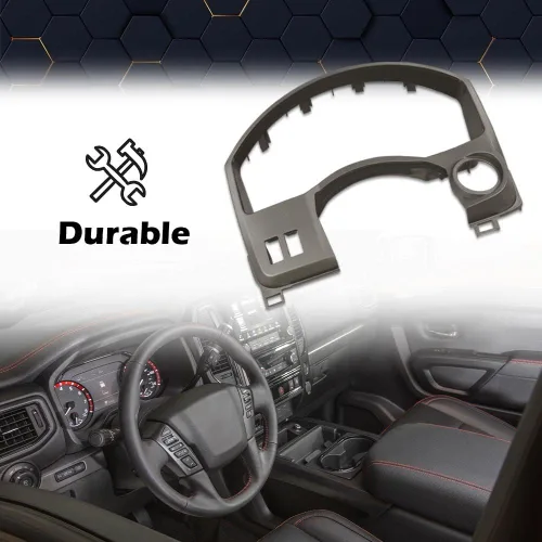 Miniatura 2 de PIT66 Cobertura de panel de instrumentos y salpicadero Compatible con Nissan Titan Armada 2004 2005 2006, 68240-7S000