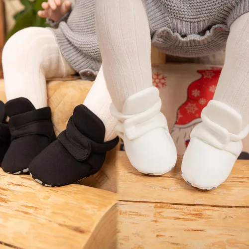 Miniatura 10 de Sawimlgy - Botines de algodón antideslizantes para recién nacido, con agarre, para cuna o para el invierno