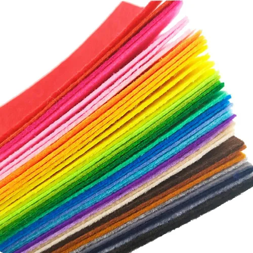 Miniatura 8 de Hojas de fieltro, 40 piezas de 8 x 12 pulgadas (7.9 x 11.8 in), 0.039 in de grosor, hojas de tela de fieltro suave de 0.039 in de grosor, cuadrados