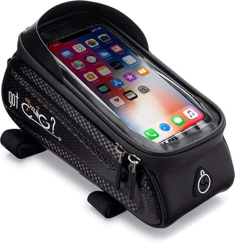 Miniatura 4 de Bolsa de bicicleta más gratis Multi herramienta tubo superior marco frontal impermeable pantalla táctil Ciclismo bicicleta teléfono soporte pack