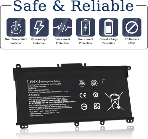 Miniatura 6 de TF03XL - Batería de repuesto para HP Pavilion X360 920070-855 14M-CD0001DX 14M-CD0003DX 15-CC 15-CD 14-BF 15-CC0XX 15-CC1XX 15-CD0XX 15-CC123CL