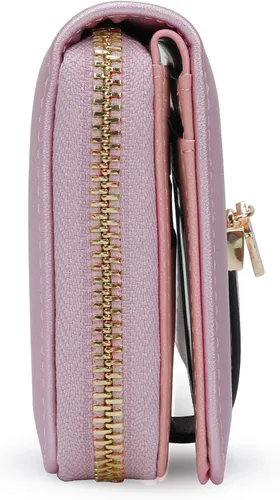 Miniatura 5 de Carteras RFID para mujer con múltiples ranuras para tarjetas y compartimento para teléfono celular