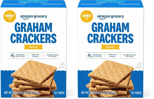 Miniatura 7 de Marca Amazon – Happy Belly Honey Graham Crackers, 28.8 onzas