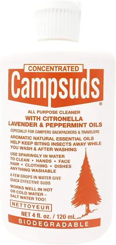 Miniatura 6 de Sierra Dawn Campsuds Biodegradable Camping Soap with Insect Deterrent Citronella, Lavender, Peppermint Oils - Camp Dish Soap, Shampoo, Body Wash
