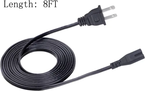Miniatura 2 de Cable de alimentación de 8 pies para Canon Pixma TS9120 MX922 MG2522 G4210 MG7720 MG6822 MG6821 MG6820 MG5722 MG5721 MG5720 Pixma pro 100 Pro-100