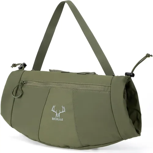 Miniatura 8 de MOXULE Manopla Calentadora de Caza: Bolsa de Manos de Forro Polar Aislada y Portátil para Cintura, Equipo al Aire Libre para Clima Frío para Marrón