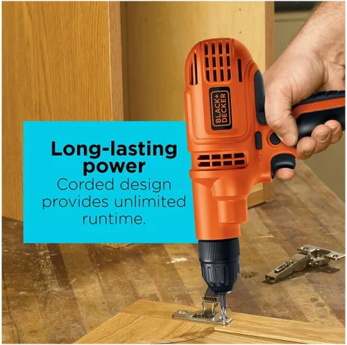 Miniatura 6 de Taladro Black & Decker DR260C 5.2-Amp, 3/8 pulgadas