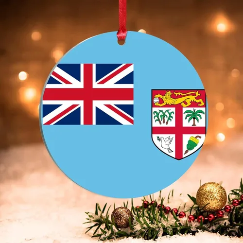 Miniatura 9 de Adorno de Navidad de Guyana, bandera de Guyana, recuerdo navideño, adorno de Navidad de acrílico, bandera nacional, recuerdo de país, decoraciones