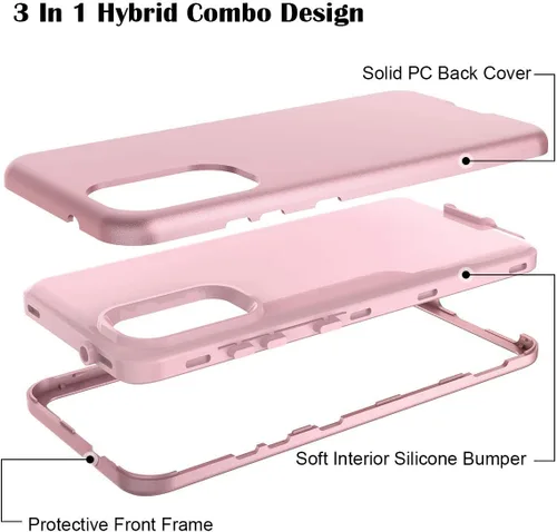 Miniatura 4 de WeLoveCase Funda para Galaxy S20, S20 5G Cover 3 en 1, cuerpo completo, protección resistente, híbrida, a prueba de golpes, TPU parachoques de tres