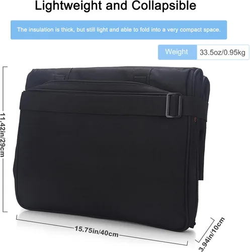 Miniatura 6 de Bolsa de enfriamiento YOUNGOA 48 latas, aislada, a prueba de fugas, enfriador suave grande plegable portátil para viajes, bolsas de enfriamiento