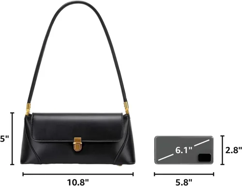 Miniatura 3 de WSRYDJDL Bolsos de hombro para mujer, bolso vintage retro clásico pequeño, lindo bolso de mano