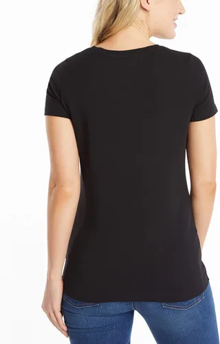 Miniatura 3 de Nautica Camiseta de algodón elástico con cuello en V para mujer Easy Comfort