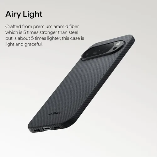 Miniatura 4 de pitaka Funda para Pixel 10 Pro XL de 6.8 pulgadas, funda ultradelgada para Google Pixel 10 Pro XL con sensación táctil sin funda, tejido de fibra