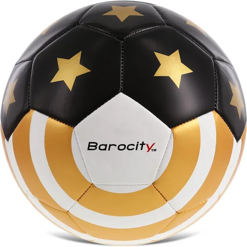 Miniatura 8 de Balón de fútbol dorado con la bandera de Estados Unidos – Pelota oficial de primera calidad con estrellas doradas, pelota de fútbol deportiva