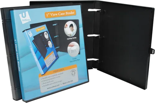 Miniatura 15 de UniKeep Carpeta de 3 anillos – La carpeta está totalmente cerrada, disponible en blanco, transparente o negro y en diferentes tamaños de lomo