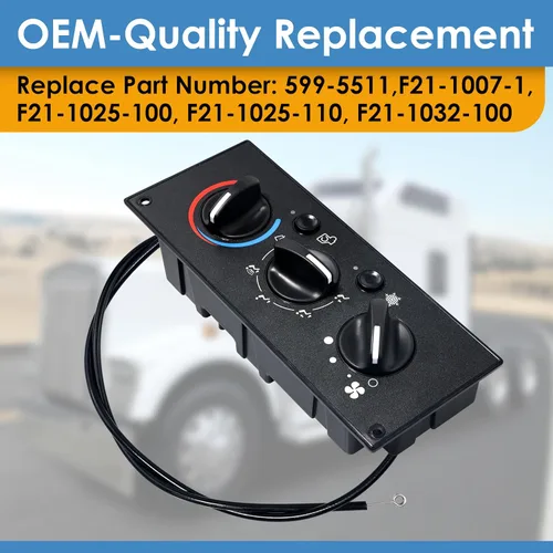 Miniatura 3 de Módulo de Control Climático Kenworth - 599-5511 Panel de Control AC de Servicio Pesado de Reemplazo para Kenworth W900 T800 T600A C500 T300