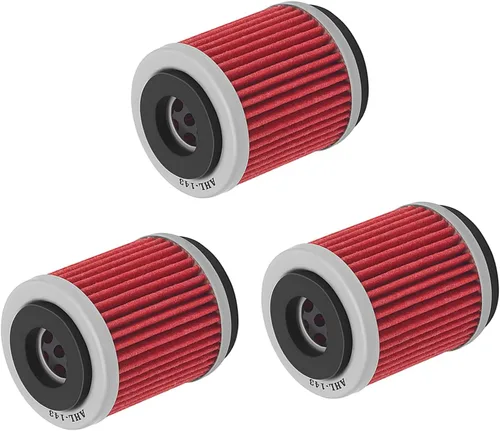 Miniatura 8 de AHL Filtro de aceite 143 3UH-E3440-00 compatible con Yamaha YJ125 Vino 125 2004-2009 YFM225 Moto-4 225 1986-1990 YFM250 Bruin 230 2005-2006 YFMM250