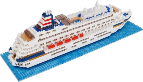 Miniatura 2 de nanoblock - mundialmente famoso - M.S. AsukaⅡ, kit de construcción de la serie Advanced Hobby