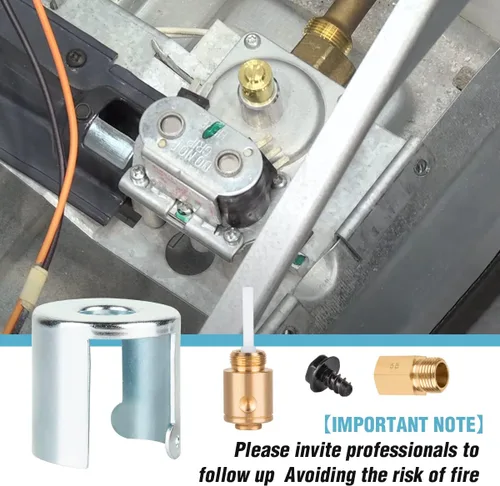 Miniatura 5 de Kit de conversión de propano líquido genuino OEM GE WE25X217 para secadoras de gas GE