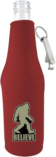 Miniatura 4 de Bigfoot Believe - Botella de cerveza con abridor (1, negro)