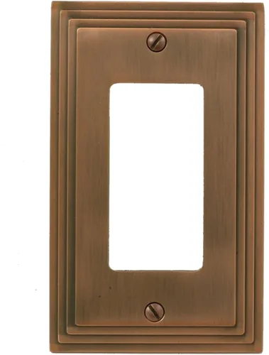 Miniatura 4 de Amerelle Steps - Placa de pared de metal fundido dúplex individual en níquel satinado