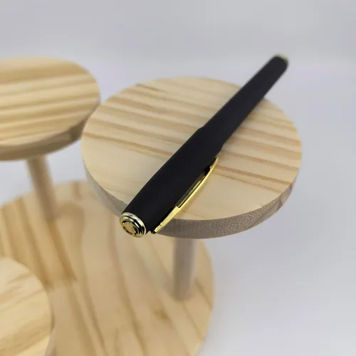 Miniatura 9 de Fengtaiyuan 038P18, Bolígrafos de Tinta de Gel Negro Tipo Roller - Agarre Cómodo Antideslizante, Tinta Negra, Ultra Finos, 0.38mm, Tinta de Secado