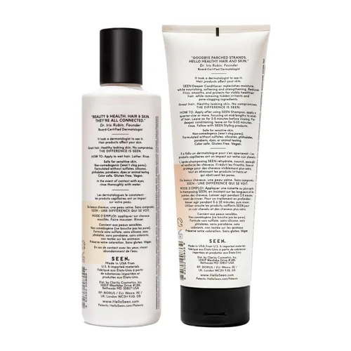Miniatura 2 de SEEN Paquete de champú y acondicionador más profundo, perfumado, juego de cuidado del cabello no comedogénico, desarrollado por dermatólogos, seguro