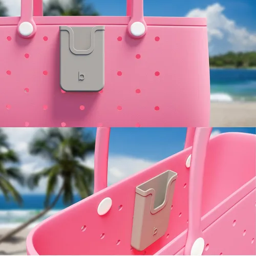Miniatura 6 de EASYDOG Soporte para teléfono de silicona compatible con bolsa Bogg, accesorios suaves de silicona con inserto de dije y accesorio para bolsas