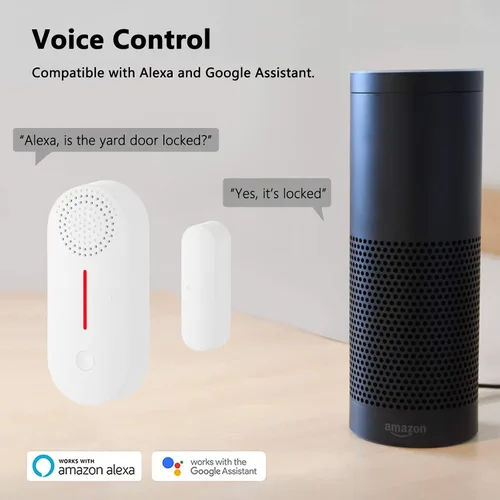 Miniatura 7 de Sensor de puerta inteligente WiFi, alarma inalámbrica con sensor de ventana de puerta, mini sensor de contacto para seguridad del hogar