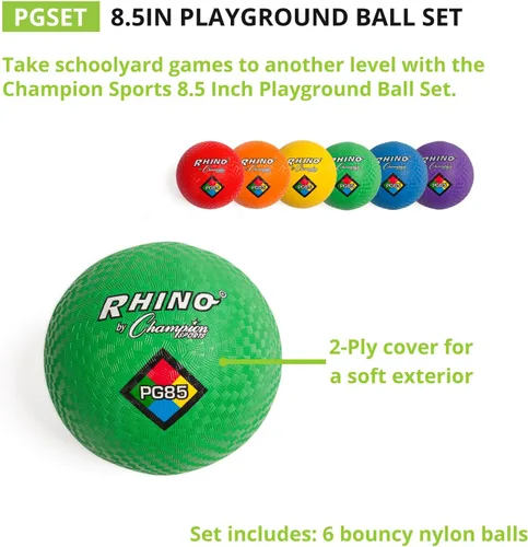Miniatura 7 de Champion Sports Paquete de almacenamiento de pelota y equipo para patio de recreo